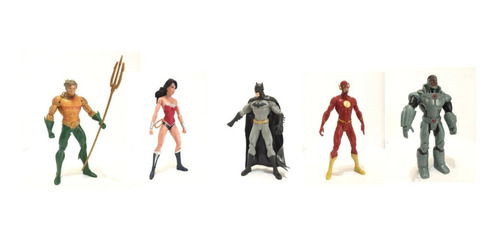 Liga Justicia X7 Figuras Héroes Dc Superman Batman 09439