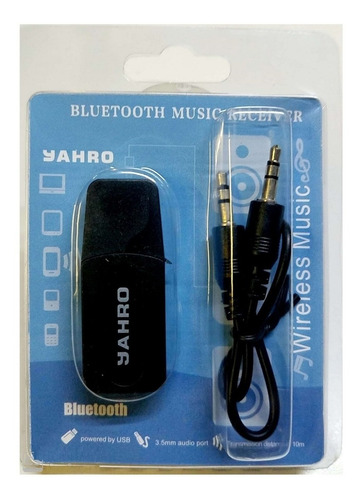 Receptor Bluetooth 3.5mm Stereo Usb V2.1 Pen Audio Auto Aux