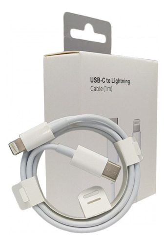 Cabo Lightning iPhone  - Tipo C - 1m iPhone 11, 12, 13,14