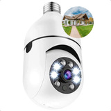 Camera Wifi Lampada Segurança 360 Ip Full Hd Visão Noturna 