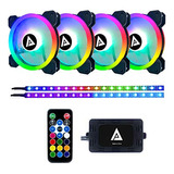 Ventilador Rgb Silencioso Apevia Tl42-rgb Twilight 120mm