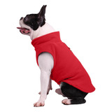 Ropa Roja De Franela Polar De Invierno Para Mascotas, Abrigo