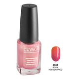 Esmaltes De Uñas Tradicional Sin Tacc Cuvage Pro Keratine Color #066 Rosa Holografico