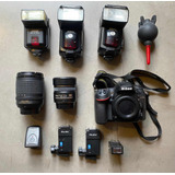 Cámara Nikon D7100 Lentes Y Accesorios