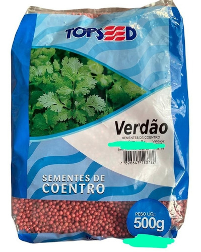 Sementes De Coentro Verdão 500g Topseed Com Nota Fiscal