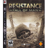 Jogo Resistance Fall Of A Man Playstation 3 Ps3 Original Fís