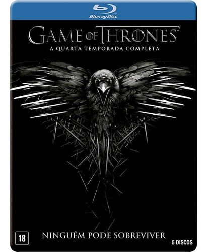 Blu-ray Game Of Thrones: A Quarta Temporada Completa 5 Disco