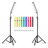 Kit De Iluminacin De Video Led Con Varilla  Luz De Estudio D