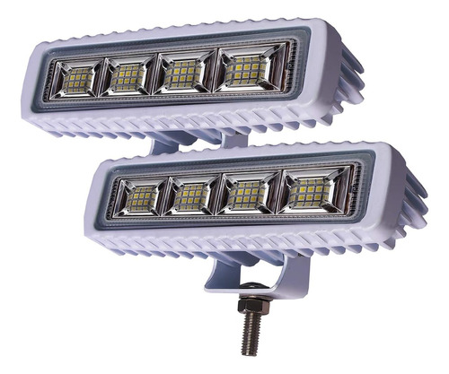 Barra De Luces Led Impermeable Con Carcasa Blanca, 36 W De N