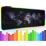Mouse Pad Gaming Rgb Grande Con Luces Led (80 X 30 Cm)