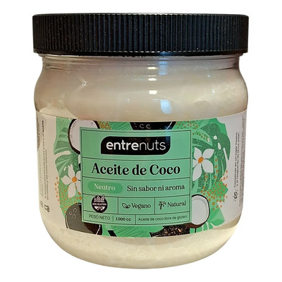 Aceite De Coco Entrenuts Neutro 1000 Cc Sin Tacc | MercadoLibre