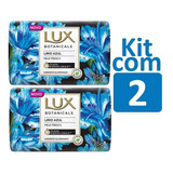 Kit Com 2 Sabonetes Em Barra Lux Botanicals Lírio Azul 85g