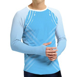 Polera De Manga Larga Para Hombre, Protección Solar Uv, Camp