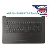 New For Hp 17by 17-by 17-ca Palmrest Non-backlit Keyboar Aab