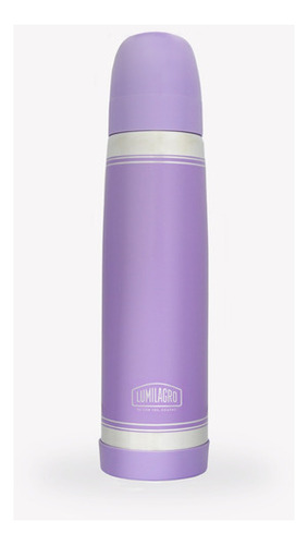 Termo Acero Inoxidable Lumilagro Luminox 1 Litro  Color Violeta Pastel