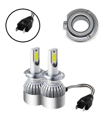 Kit Lâmpada Led Carro 6000k 8000 Lumens Super Branca Xenon