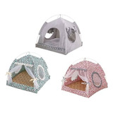 Caminha Tenda Luxo Cabana Toca Para Gatos Casinha 