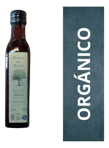 Aceite De Oliva Orgánico Frutos Del Norte X 250 Ml V. Extra