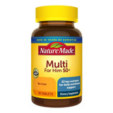 Multivitamínico 50+ Nature Made Con Vitamina D Para Hombre Sabor Sin Sabor