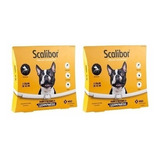 Kit 2 Coleira Scalibor Antiparasitas  Cães Pequeno E Médio