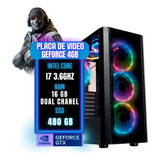 Pc Gamer Intel Core I7/placa De Vídeo 4gb/16gb Ram/ssd 480gb