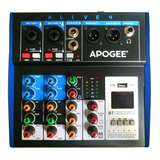 Apogee Consola Mixer Alive 4 Usb Bluetooth