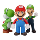 Set Super Mario Bros  Figuras 12 Cm Articuladas 3  Unidades