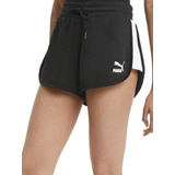 Short Puma Iconic Sportstyle Mujer Moda Negro