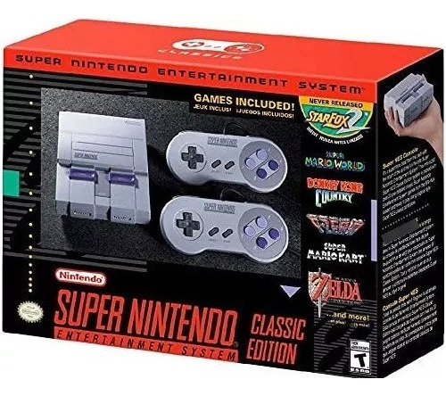 Nintendo Super Nes Classic Mini 512mb Standard Color  Gris