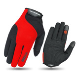 Guantes Bicicleta Radical Touch M/l Black/red