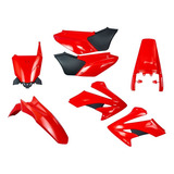 Xr 250 Tornado Kit Plasticos Con Porta Numero Sport Rojo