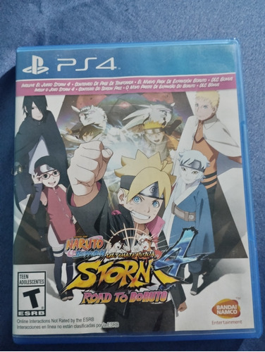 Juego De Naruto Storn 4 (road To Boruto) Físico Ps4 