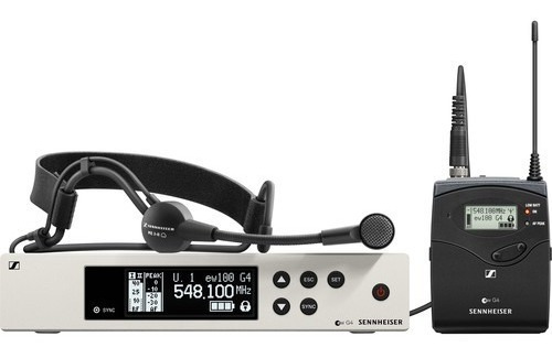 Sennheiser Ew 100 G4 Me3-a1 Sistema Micrófono Auriculares