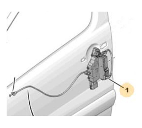 Cerradura Puerta Delant Izq Peugeot Expert 1.6 Hdi 8v