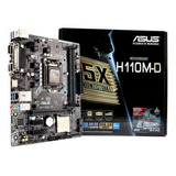 Combo Motherboard Asus H110m-d + Intel Core I3-7100