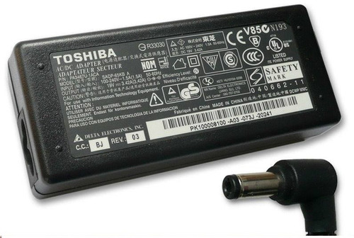 Cargador Toshiba 19v 3.42a 65w Satellite L30 L35 L45 Series