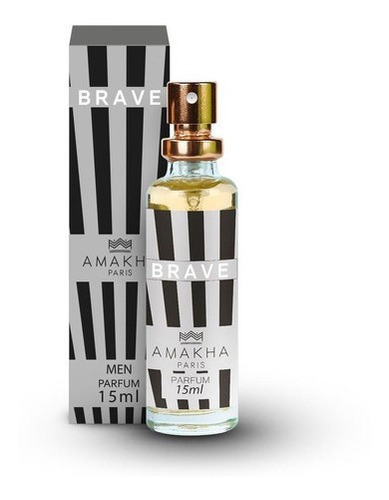 Perfume Brave Amakha Paris 15ml Excelente P/bolso Men