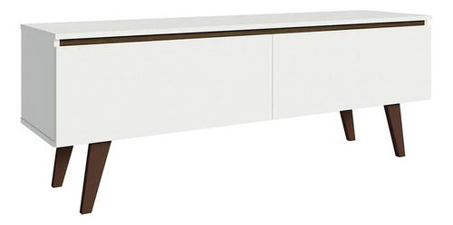 Mueble Para Tv Madesa Le Mans Hasta 55'' Color Blanco