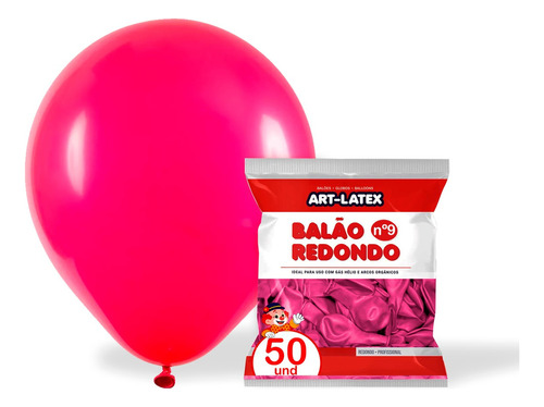 Bexiga Decoração De Balão De Aniversário Nº 9 C/ 50 Und