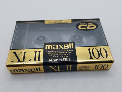 Cassette Maxell Xl Ll 100 Cromo Sellado