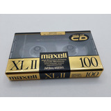 Cassette Maxell Xl Ll 100 Cromo Sellado