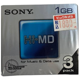 Sony Hi-md 1gb Media Minidisc (3hmd1ga) Pack Com 3 Discos