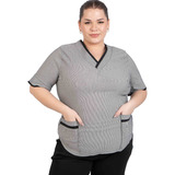 Chaqueta Médica Enfermera Spandex T Grandes Mujer- Presente!