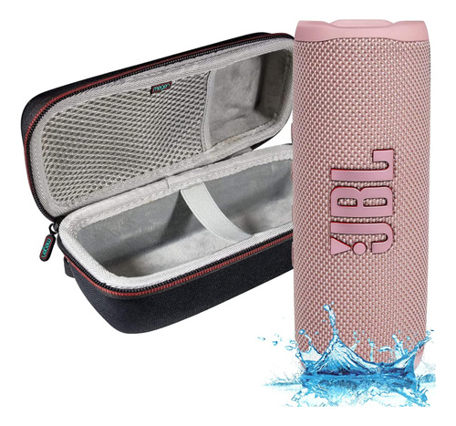 Jbl Flip 6 Altavoz Bluetooth (rosa) Con Funda Rígida Megen 