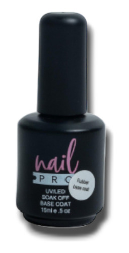 Base Rubber Base Nail Pro Clear Transparente Manicura Rusa