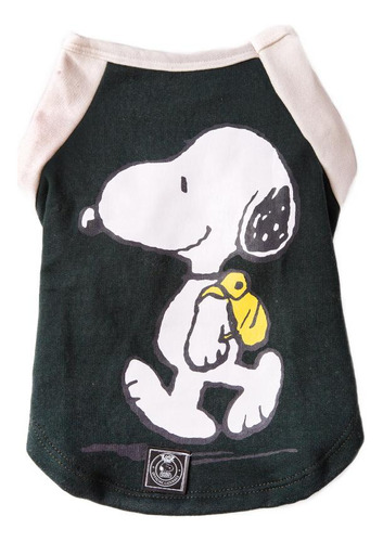 Roupa P/ Cachorro Camiseta Inverno Snoopy Duo Color Verde Gg