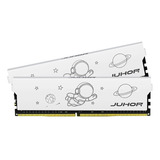 Memória Ram Juhor 32gb (2x16) 3600mhz Ddr4 Branca Sem Rgb