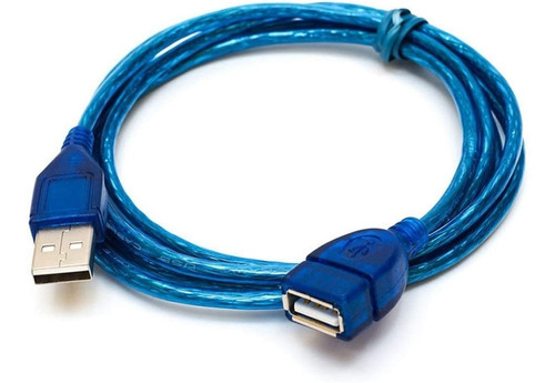 Extension Usb Macho/ Hembra 1.5 Metros Blindada -azul