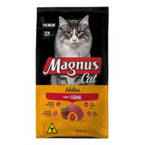 Ração Magnus Premium Gatos Adultos Carne 10,1kg