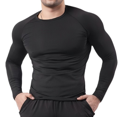 Camiseta Deportiva Transpirable Secado Rápido Hombre Fitness